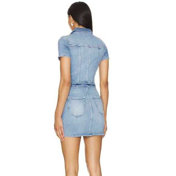 Good American Fit For Success Mini Dress in Blue274 size 2 - Picture 3 of 9